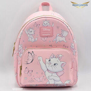 Loungefly Disney The Aristocats Marie Butterfly Pink Mini Backpack New